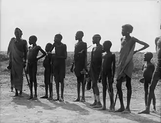 photo d'un groupe de Shilluk en 1936