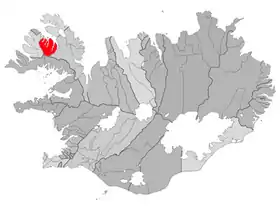 Localisation de Súðavíkurhreppur