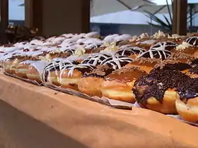 Sufganiot (pâtisseries de hannouka), Tel Aviv.