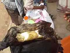 Kenkey au sucre.