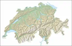 carte : Géographie de la Suisse