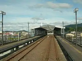 Lieu de l'accident, la gare de Sukumo.