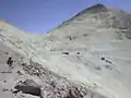 La mine de soufre du volcan Aucanquilcha.