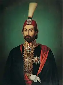 Le sultan Abdülmecid I, tableau anonyme, années 1850.