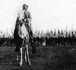 Sultan el-Atrache à la tête des guerriers druzes, 1925