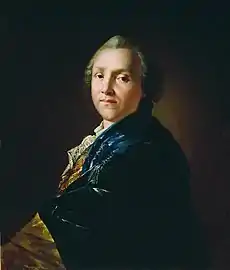 Portrait de l'écrivain Alexandre Soumarokov (1760)