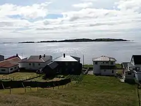 Vue de Sumbiarhólmur depuis Sumba.