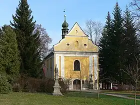 L'église Sainte-Barbara.