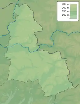 Voir sur la carte topographique de l'oblast de Soumy