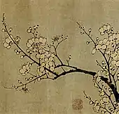 Prunus, par Sun Long et Chen Lu, dynastie Ming (1368–1644)