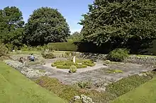 Le jardin botanique de l'université.