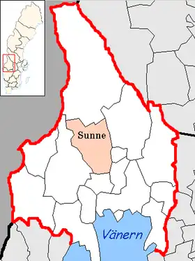 Localisation de Sunne