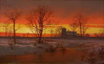 Coucher de soleil, hiver (1862),High Museum of Art, Atlanta