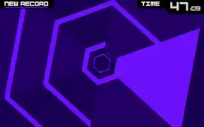 Super Hexagon sur PC.