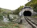 Entrée du tunnel de la Passe de Sourami, construite en 1886-1890.