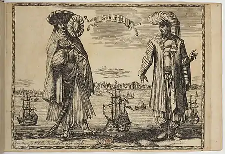 Costume des habitants de Surat