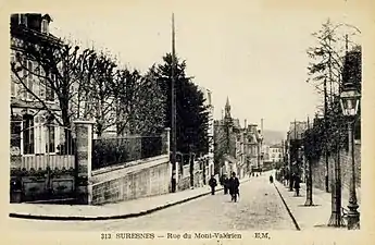 Rue du Mont-Valérien (partie haute).