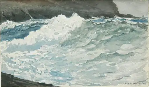 Surf Prout's Neck, 1883.