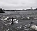 Surf de rivière à Gatineau (Canada)