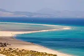 La plage de Sotavento, au sud.