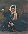 Femme assise par terre, 1879-1880, galerie Tretiakov.