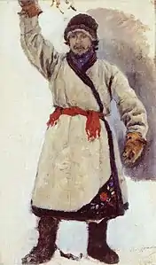 Paysan avec une branche (1890—1891, Galerie Tretiakov)