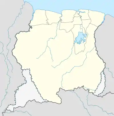 Voir sur la carte administrative du Suriname