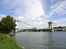 photo du pont suspendu du Port à l'Anglais