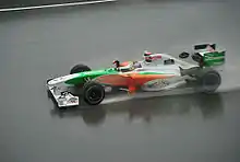 Photo de la Force India VJM03 d'Adrian Sutil à Sepang