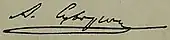 signature d'Alexeï Souvorine