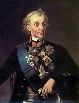 Alexandre Souvorov, militaire (1730-1800).