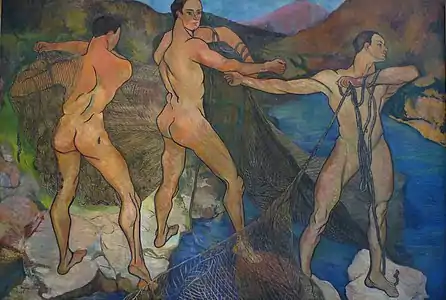 Le Lancement du filet (1914), huile sur toile, musée des Beaux-Arts de Nancy.