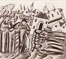 Iaroslav retourne à Vladimir après la conquête mongole