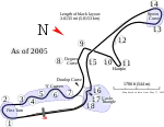 Suzuka circuit map--2005