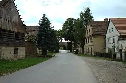 Le hameau de Svařenice.