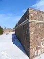 À droite le bastion Röök et au fond le bastion Nordenskiöld.