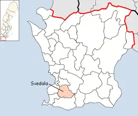 Localisation de Svedala