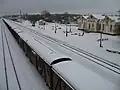 La gare ferroviaire de Svietlahorsk