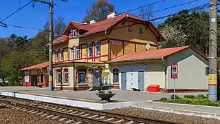 Gare de Svetlogorsk I, ouverte en 1900.