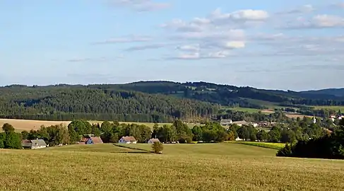 Le village est ses environs.