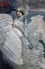 Mikhaïl Vroubel , The Swan Princess, 1900.