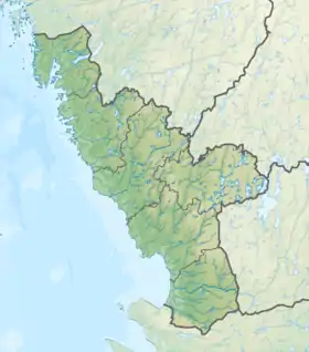 Voir sur la carte topographique du comté de Halland