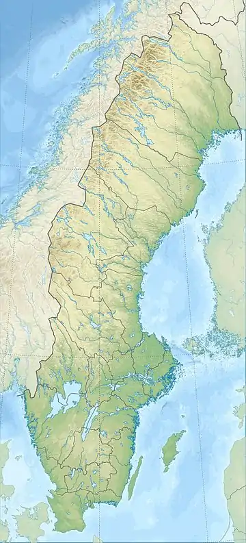 voir sur la carte de Suède