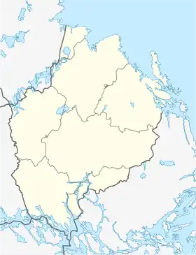 Voir sur la carte administrative du comté d'Uppsala