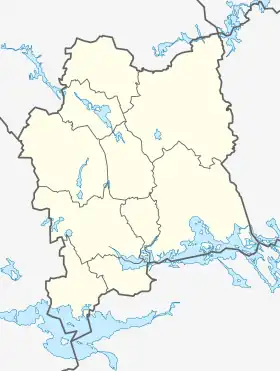 Voir sur la carte administrative du comté de Västmanland
