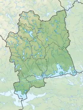 (Voir situation sur carte : comté de Västmanland)