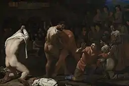 Michael Sweerts : Le Combat de lutteurs, Staatliche Kunstalle de Karlsruhe