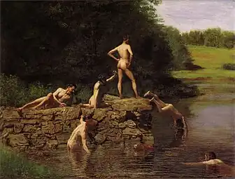 Thomas Eakins, The Swimming hole, 1885, Amon Carter Museum, Ft. Worth, Texas