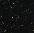 Amas géant de galaxies, Abell 2744, observé dans le cadre du programme "Frontier Fields".