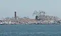 L'île Swinburne depuis Staten Island.